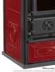 Rosetta Sinistra 5.0 Ceramica 7,9 kW Cuisinière à bois