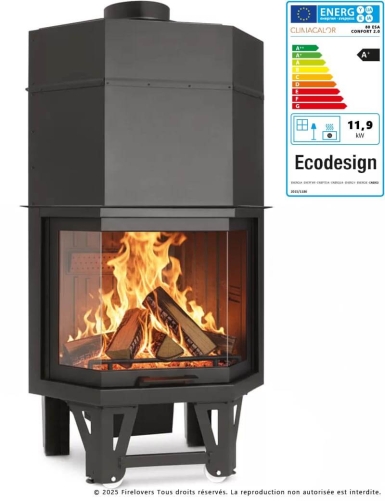 80 ESA Confort 2.0 11.7 kW Foyer fermé à bois
