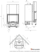 80 ESA AIRplus HP 13,5 kW Foyer fermé à bois