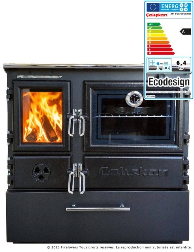 Caliskan 214 Box Gourmet 6.4kW Cuisinière à bois