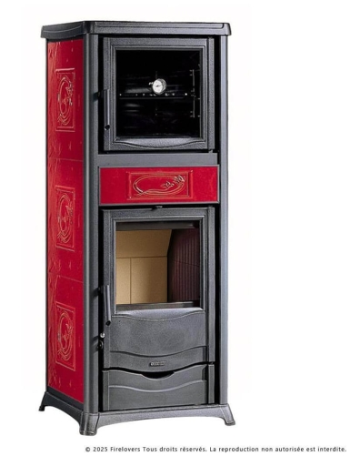 Rossella Plus Forno 5.0 Ceramica 9.4kW Poêle à bois avec four