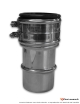 Manchon rigide mâle flexible avec joint silicone T200
