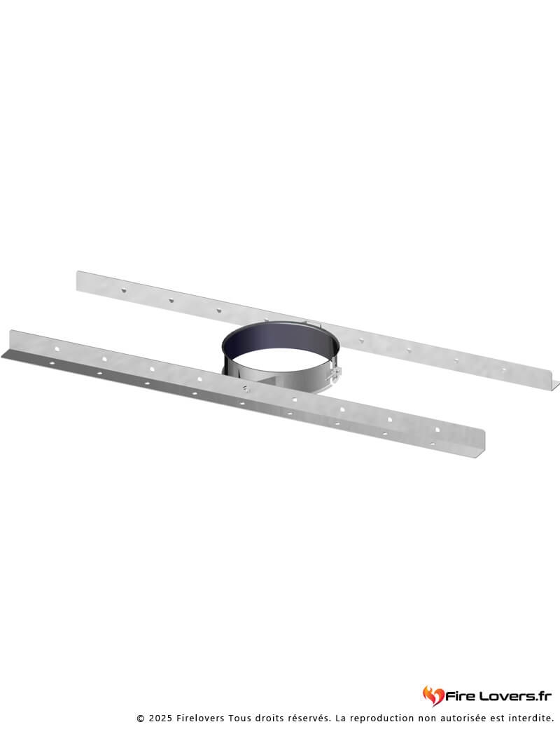 support plancher DIFLUX inox