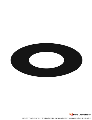 Rosace de finition Diflux noir