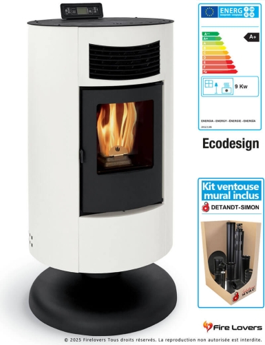 Pack Circe S 9kW + kit ventouse mural