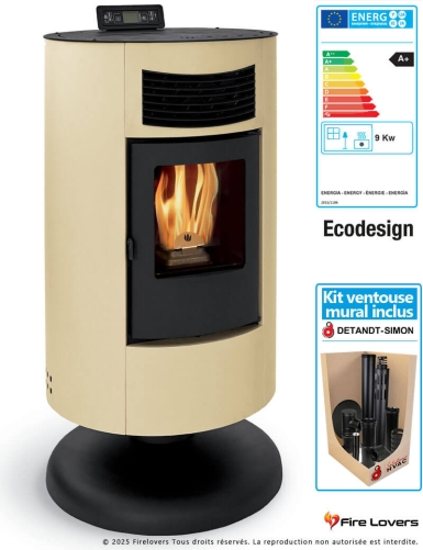 Pack Circe S 9kW + kit ventouse mural