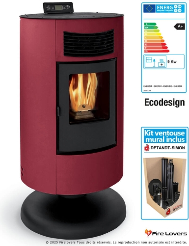 Pack Circe S 9kW + kit ventouse mural