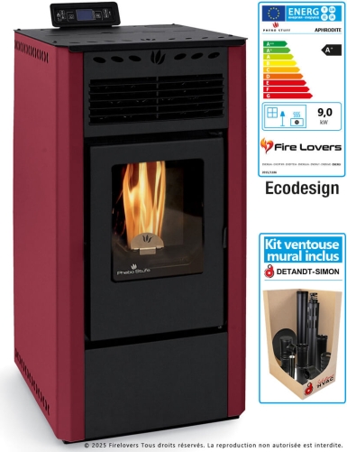 Pack Aphrodite S 9kW + kit ventouse mural | Sortie Arrière