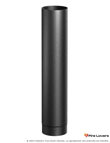 Elément droit 750 mm F/F anticondensat Ferrolux Noir