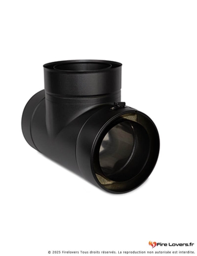 Té 90° DS INOX DP Noir