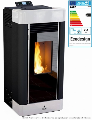 Giuly 7kW Poêle à granulés étanche