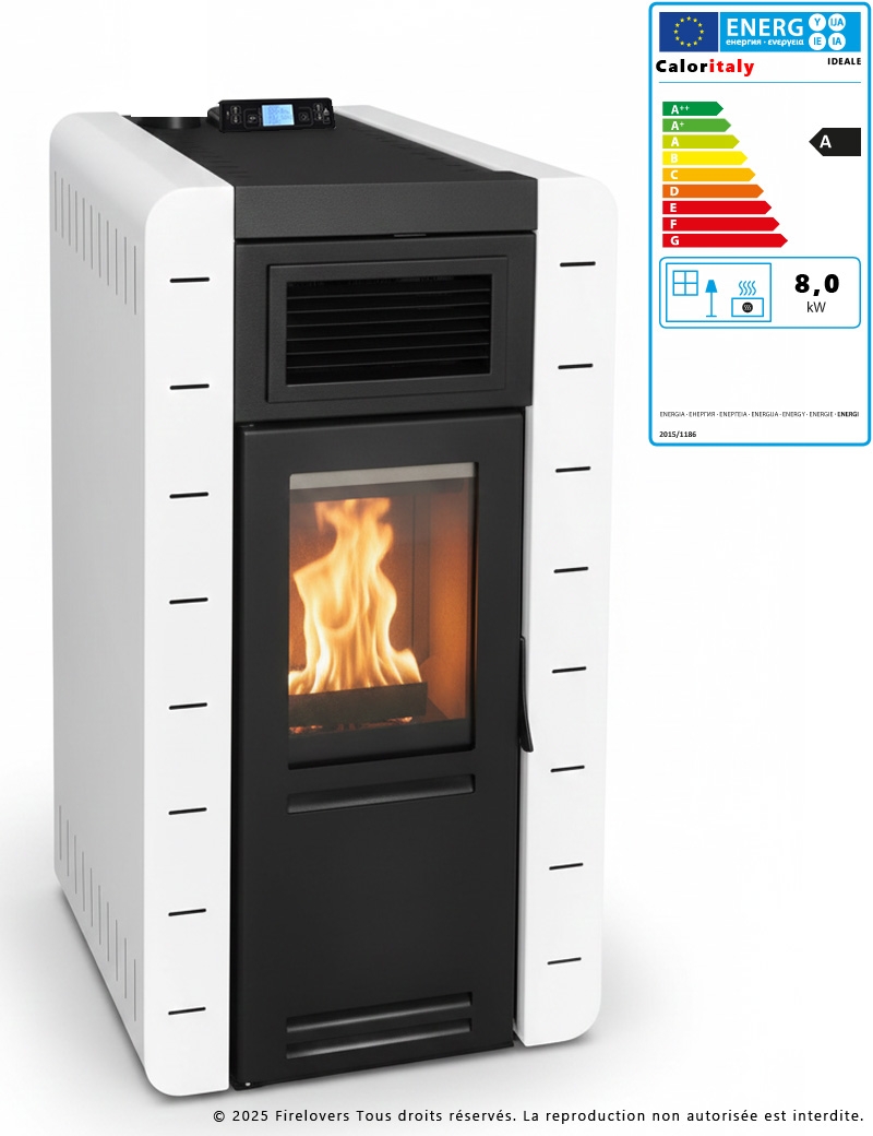 Ideale S 10kW Poêle à granulés étanche