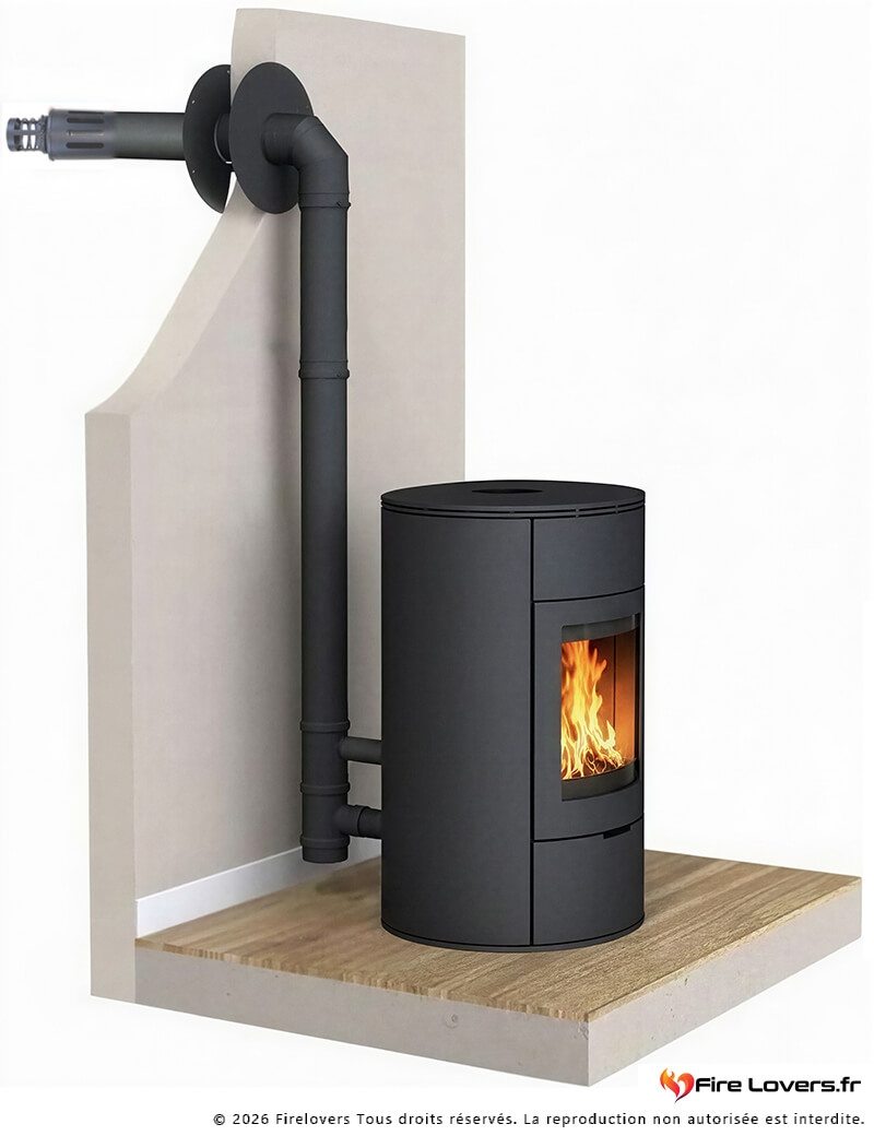 Kit ventouse BIOMASS Noir...