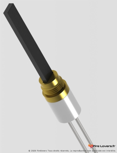 Bougie d'allumage en cristal de quartz G/RESISTENZA/Q/300/G