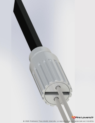 Bougie d'allumage en cristal de quartz Jolly Mec G/RESISTENZA/Q/24