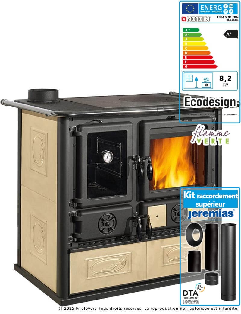 PACK ROSA SX REVERSE.16 CERAMICA + kit de raccordement supérieur