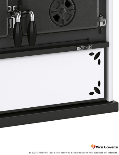 PACK ROSETTA SX.16 STEEL + kit de raccordement supérieur