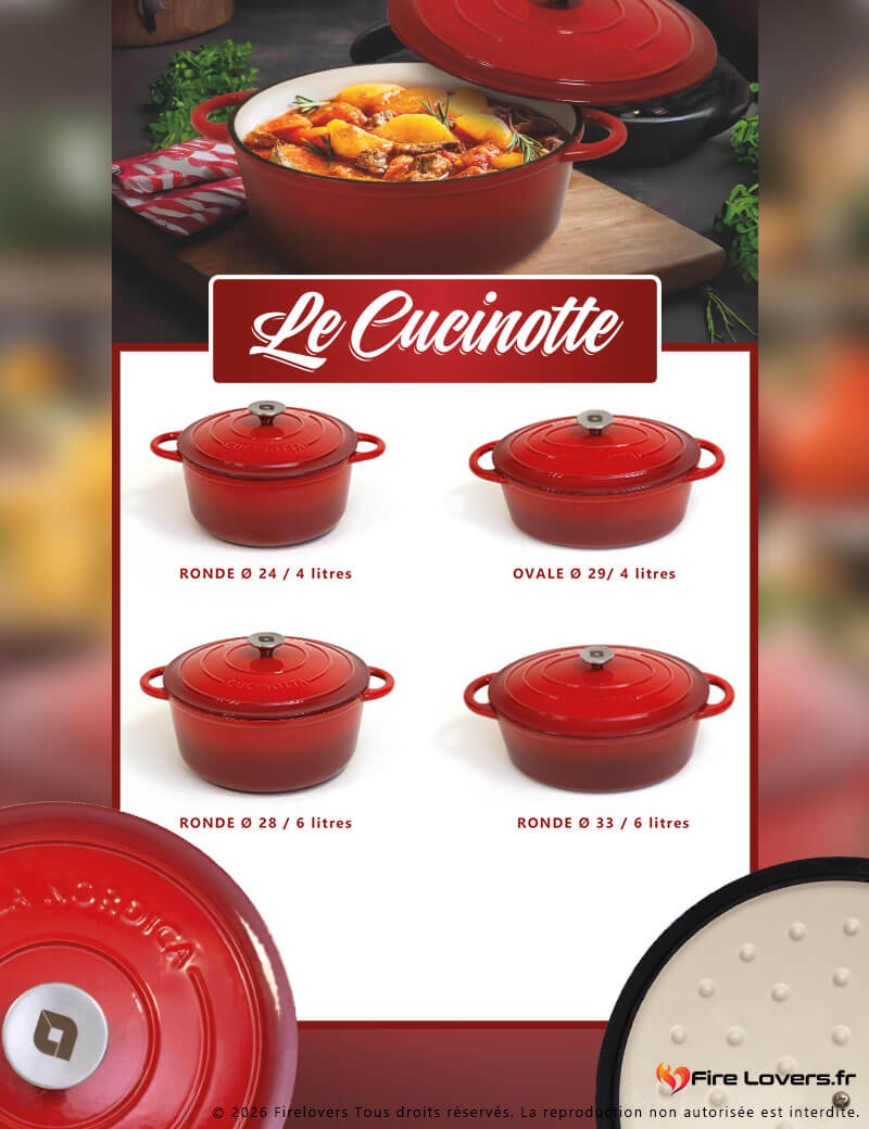 COCOTTE EN FONTE CUCINOTTE