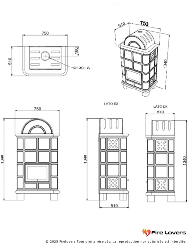 DIANA L avec DOME et PEINTURE à la main