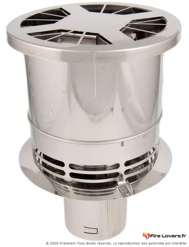 Extracteur de fumées pour poêle à bois ou pellet