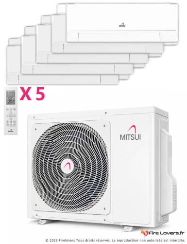 DYNAMIC R-EVOLUTION MULTI SPLIT PENTA 4X 2,6 KW+3,5 KW