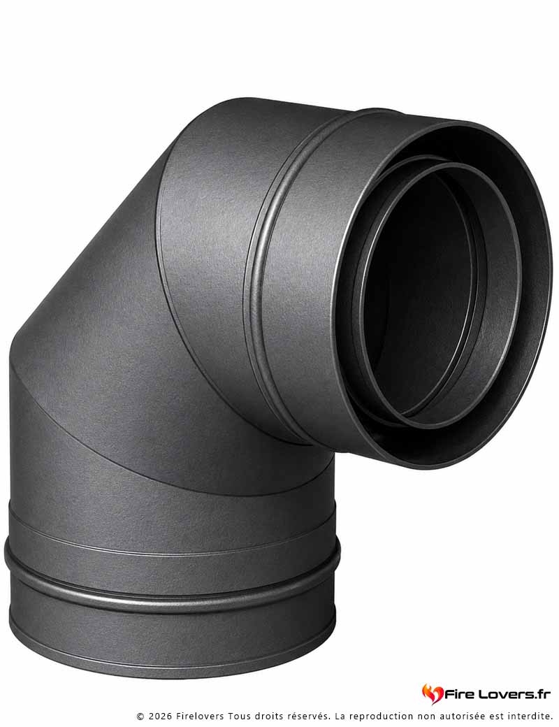 Coude 87° TWIN BIOMASS NOIR