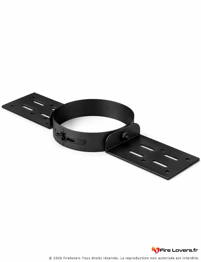 Support toit pivotant noir