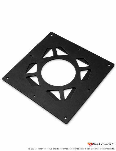 Plaque écart feu noir