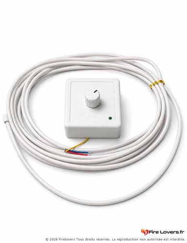 Commande manuelle avec câble pour extracteur de fumées