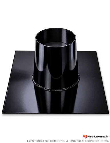 Solin 0° inox noir ouverture