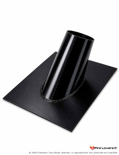 Solin 30-45° inox noir