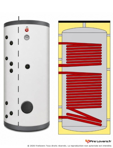 Boiler ECS inox double inox 800L