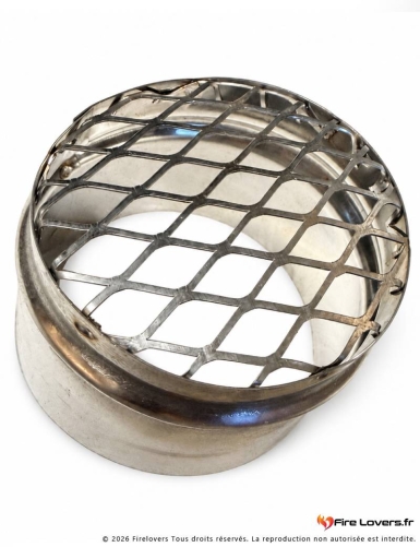 Flexible amenée d'air poêle pellet Ø60 avec red Ø40 noir