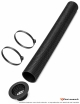 Flexible air pellet avec grille et 2 colliers noir Ø60 mm
