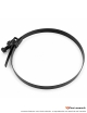 Flexible air pellet avec grille et 2 colliers noir Ø60 mm