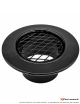 Flexible air pellet avec grille et 2 colliers noir Ø60 mm