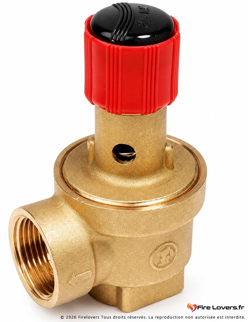 Soupape de sécurité 1/2” 6 bar