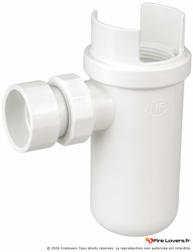 Siphon pvc 1"F avec...