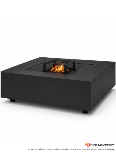Table basse sur roulettes pour brasero Atmeco "le Lounge"