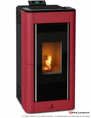 Petra S 7 – Poêle à granulés étanche 7 kW compact et design
