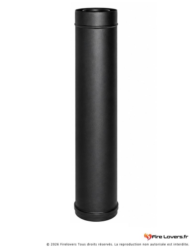 Element droit 930 mm Diflux noir