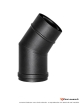 Coude 30° Diflux noir