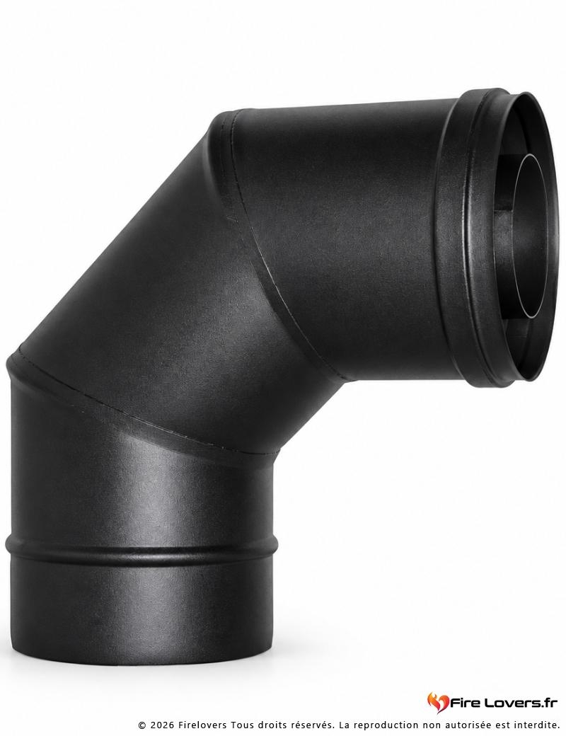 Coude 87° Diflux noir