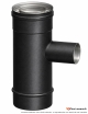 Té 90° air piquage mâle Ø60 pour amenée d'air Diflux noir
