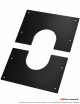Plaque de finition 0/30° Diflux noir
