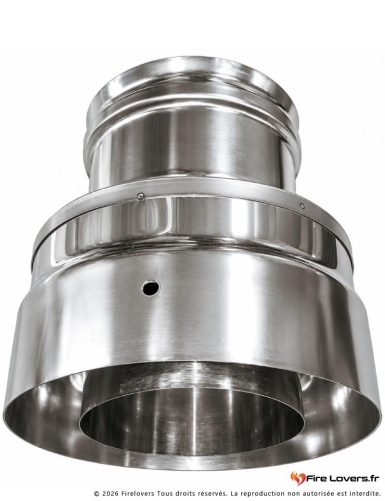 Raccord rigide femelle avec vissage interne anticondensat ISOFLEX