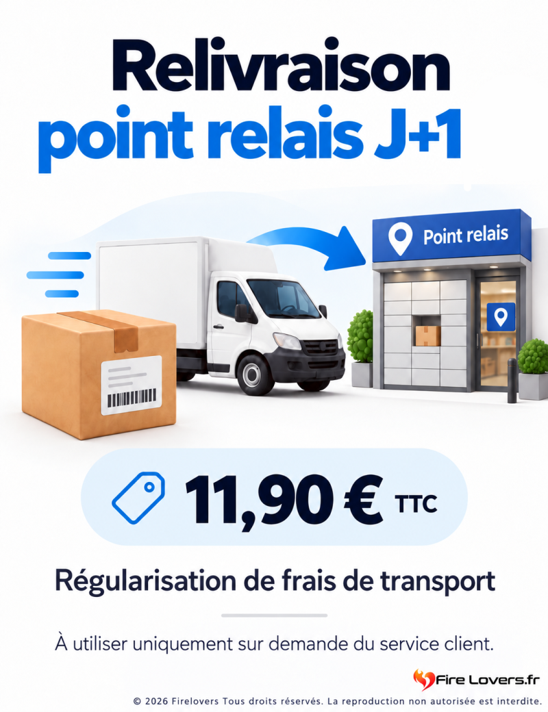 Relivraison Chronopost point relais J+1 • Firelovers