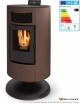 Poêle à granulés étanche Circe 5E-8 A++ design compact 7,5 kW