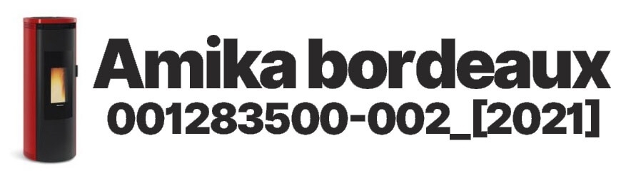 Pièces détachées Extraflame Amika Bordeau 001283501-002 2021 | Firelovers