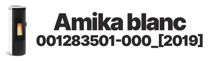 Pièces détachées Extraflame Amika Blanc 001283501-000 2019 | Firelovers